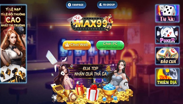 Tải Max99 Club – Cổng game đổi thưởng quốc tế 2021