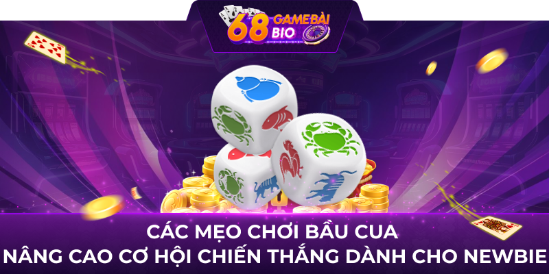 Các mẹo chơi bầu cua nâng cao cơ hội chiến thắng dành cho newbie