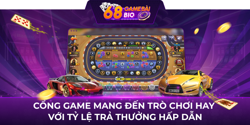 Cổng game mang đến trò chơi hay với tỷ lệ trả thưởng hấp dẫn